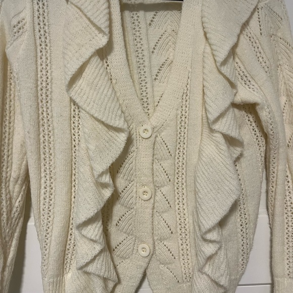 Ruffle Cardigan - Picture 2 of 4